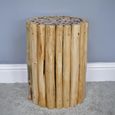 Side Table - Round - Teak Wood