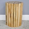 Side Table - Round - Teak Wood