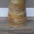 Side Table - Wooden - Round Pedestal Style