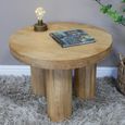 Side Table - Wooden - Round