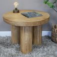 Side Table - Wooden - Round