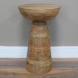 Side Table - Round - Wooden - 8958