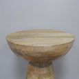 Side Table - Round - Wooden - 8958