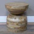 Side Table - Wooden - Round - Small
