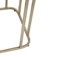 Ella Side Table - Square - Mirrored with Gold Metal