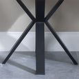Ezra Oak Square End Table with Black Spider Legs