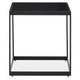 Genoa Side Table - Square - Black