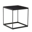 Genoa Side Table - Square - Black