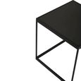 Genoa Side Table - Square - Black