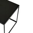 Genoa Side Table - Square - Black