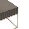 Genoa Side Table - Square - Grey High Gloss