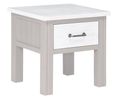 Greystone Reclaimed Wood Lamp Table - 1 Drawer