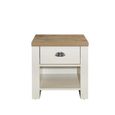 Highgate Lamp Table - 1 Drawer - Cream Painted