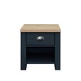 Highgate Lamp Table - 1 Drawer - Navy Blue Painted