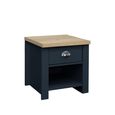 Highgate Lamp Table - 1 Drawer - Navy Blue Painted