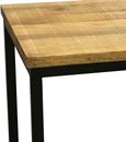 Industrial Mango Wood Side Table