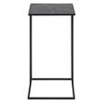 Infinity Side Table - Black Marble Effect