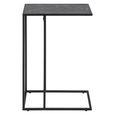 Infinity Side Table - Black Marble Effect