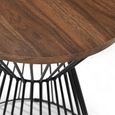 Jersey Lamp Table - Round - Walnut