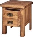 Kent Oak 2 Drawer Lamp Table