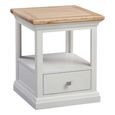 Cotswold Lamp Table - 1 Drawer - Oak and Painted