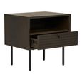 Kyoto Side Table - 1 Drawer - Smoked Oak