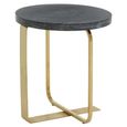Lena Side Table - Round - Black Oak