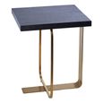 Lena Side Table - Square - Black Oak