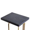 Lena Side Table - Square - Black Oak