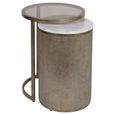 Belvedere Side Tables - Aged Gold - Nest of 2 - Round