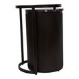 Belvedere Side Tables - Black - Nest of 2 - Round