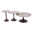 Bosworth Side Table - Smokey Quartz - Round - Large