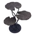 Lily Pad Side Table - Antique Brass - Leaf - Trio