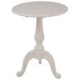 Loire Side Table - Round - White