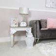 Marrakech End Table - Square - Silver Mirrored