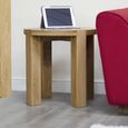 Trend Lamp Table - Round - Oak