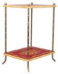 Meerut Red Floral Design Side Table