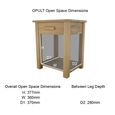 Opus Lamp Table - 1 Drawer - Oak
