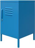 Nowata Cache Blue Locker End Table - 2354810COMNUK