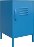 Nowata Cache Blue Locker End Table - 2354810COMNUK