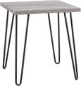 Obion Retro End Table in Grey Oak - 5068196PCOMUK