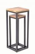 Old Empire Mango Wood Set of 2 Side Table