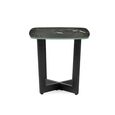 Olympus Lamp Table - Black Marble Effect