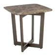 Oscar Lamp Table - Marble with Metal Base - Variation Available