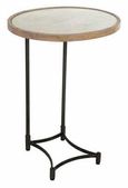 Oval Mango Wood Supper Table with Metal Base