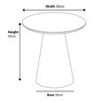 Palma Oak Round End Table
