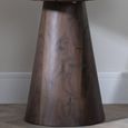 Palma Walnut Round End Table