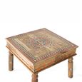 Piacenza Side Table - Mango Wood - Painted - Square