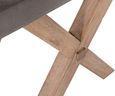 Pimlico Acacia Wood and Concrete Top X Leg Square Side Table