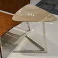 Plectrum Accent Table - Triangular - Marble with Steel Base - Variation Available